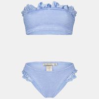 Kylie Seersucker 2-piece Bikini Set