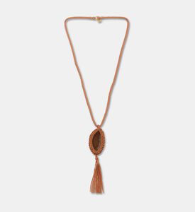 Forte-Forte Crochet Rope Necklace Agate Pendant, Packshot View