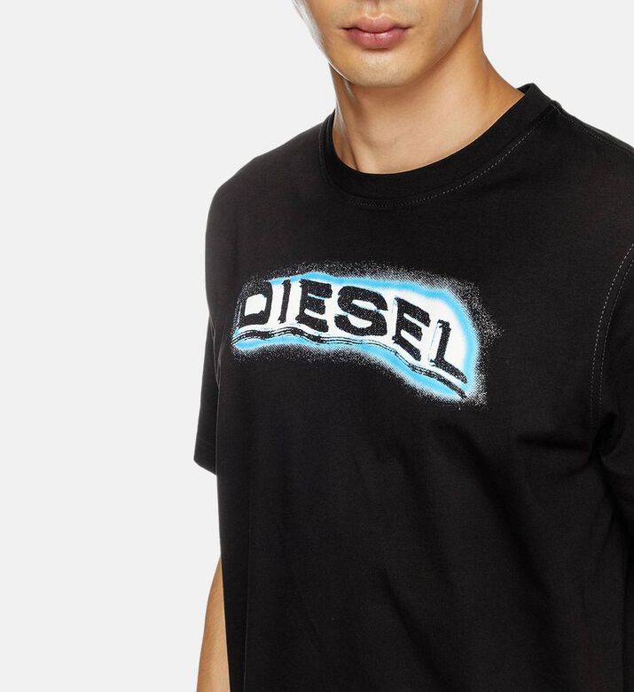 T-adjust-r4 Puff-print Logo Graphic T-shirt