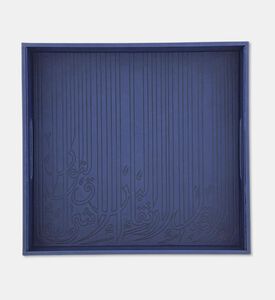 Silsal Tray Ghida Engraved Blue L, Packshot View
