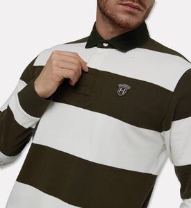 Hackett London Heritage Stripe-print Long-sleeve Shirt, Model View