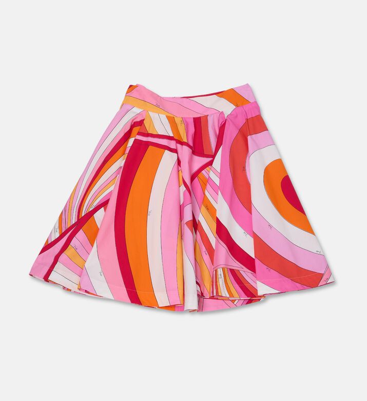 Emilio Pucci Abstract-print Flared Skirt, Packshot View