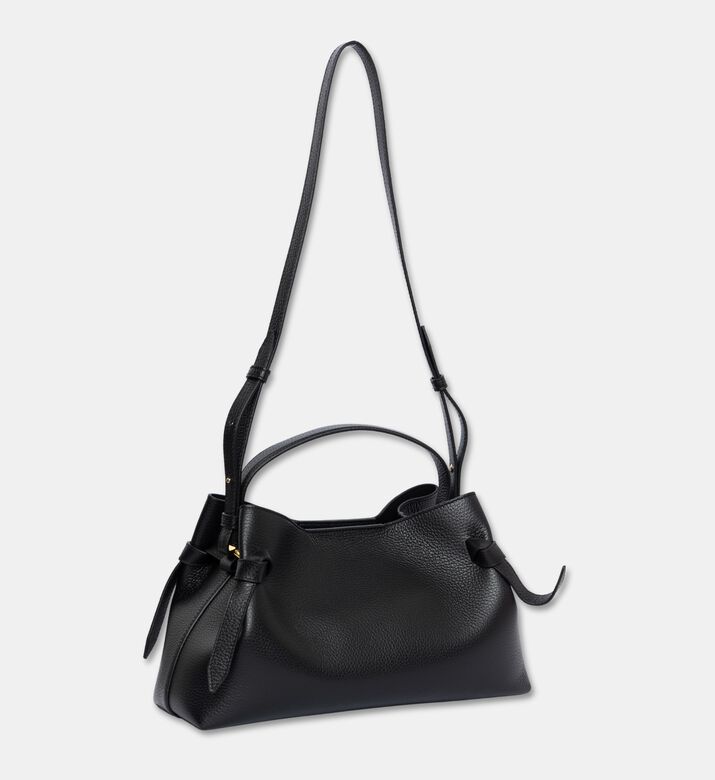 Yuzefi Gyoza Shoulder Strap Bag, Black, Packshot View
