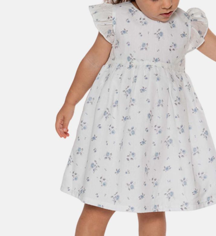 Eugenie Flower-print Baby Dress