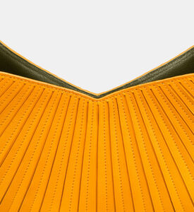 Camille Fournet Balancier Calf Leather Handbag, Yellow, Packshot View