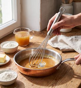 Rosle Flat-shape Hanging Loop Whisk, Packshot View