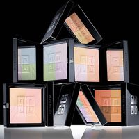 The Non-drying 4-color Pressed Powder