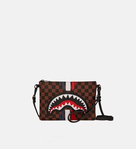 Checkered Pouchette Bag