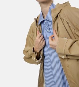 Marni Floral-print Hooded Jacket, Model View