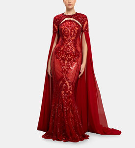 Michael Cinco Long Dress, Model View