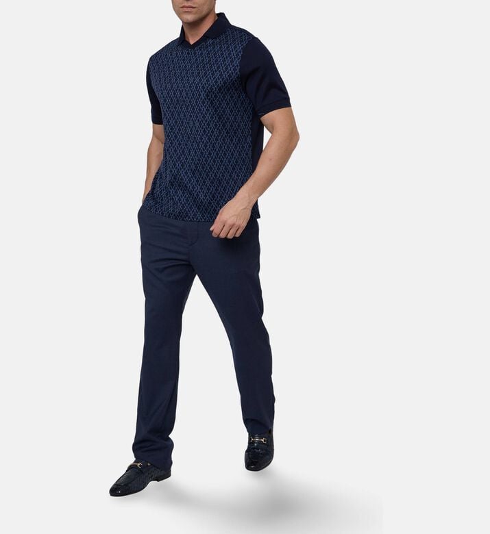 Pal Zileri Classic Collar Short-sleeve Polo, Model View