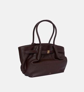 حقيبة يد هانا جلد متوسطة الحجم