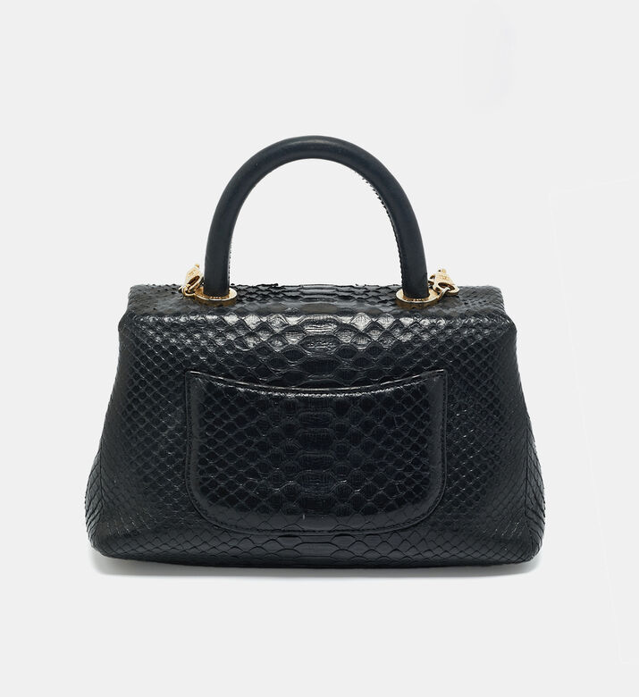 Chanel Preowned Coco Chanel Python Mini Coco Top Handle Bag, Packshot View