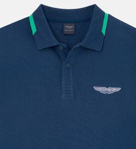 Cotton Tipped Sweater Polo Shirt