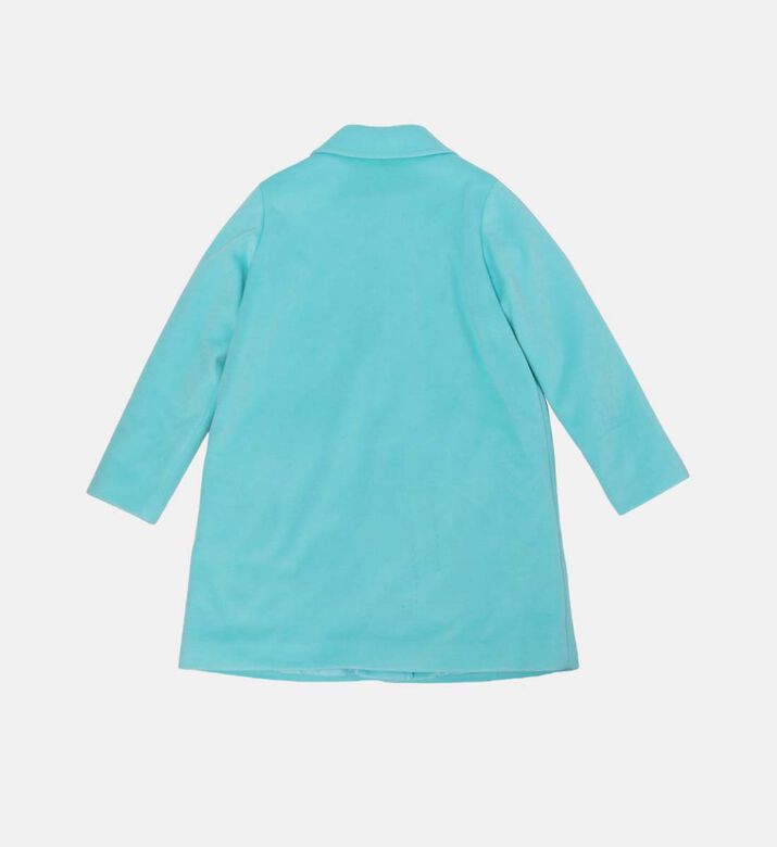 معطف من القماش الصوفي على شكل بيضة للفتيات