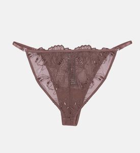 سروال داخلي سودري شبه شفاف مطرز