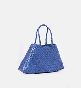 Dragon Diffusion Santa Croce Big Leather Bag, Navy, Packshot View