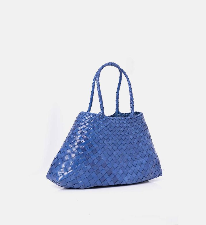 Dragon Diffusion Santa Croce Big Leather Bag, Navy, Packshot View