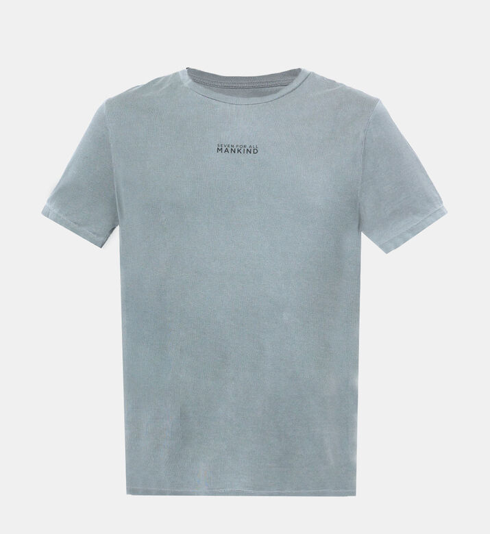 Cotton Front Logo-print Crewneck T-shirt