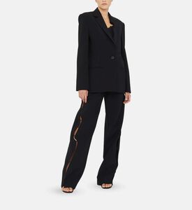 Single-breasted Long-sleeve Blazer