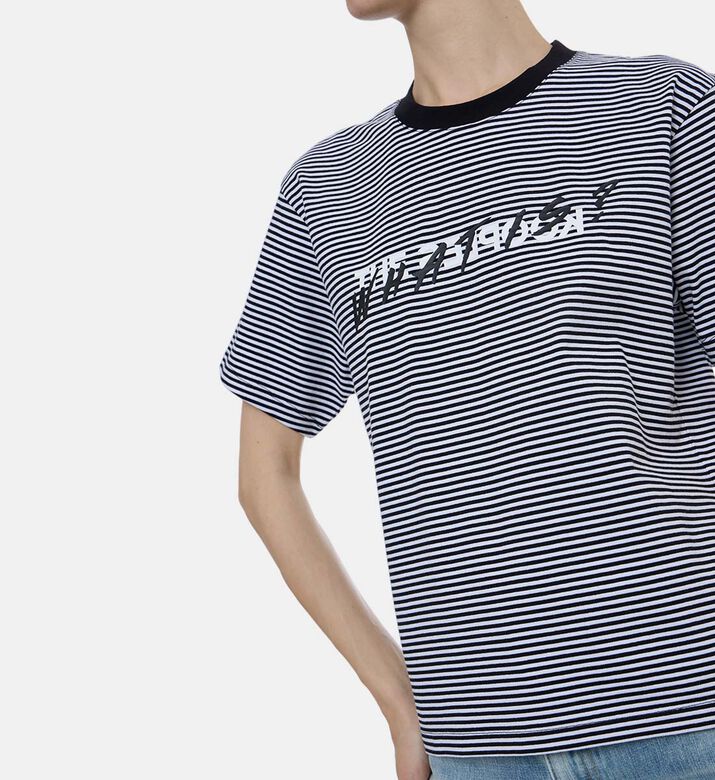 Logo-print Striped Short-sleeve T-shirt