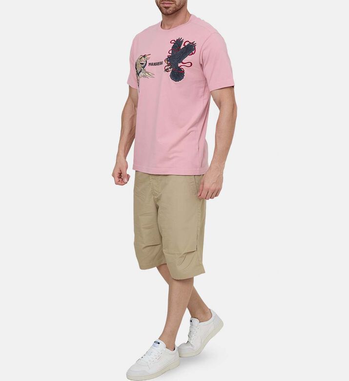 Embroidered Heron T-shirt