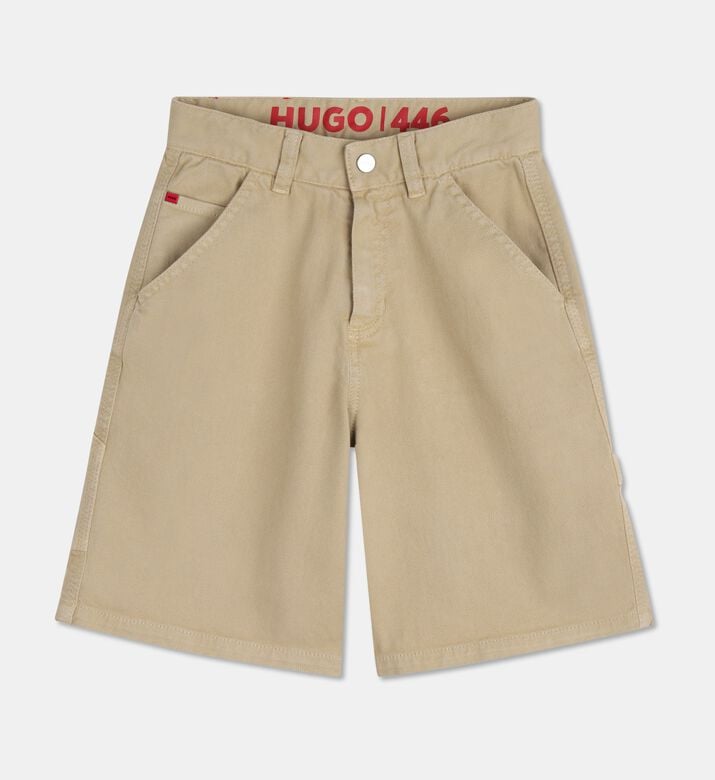 Hugo Button Closure Slip Pockets Shorts, Packshot View