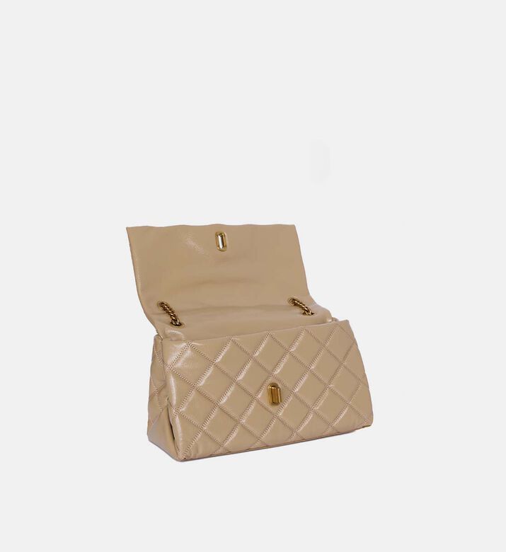 حقيبة كتف مبطنة بيدين علويتين قابلة للتغيير