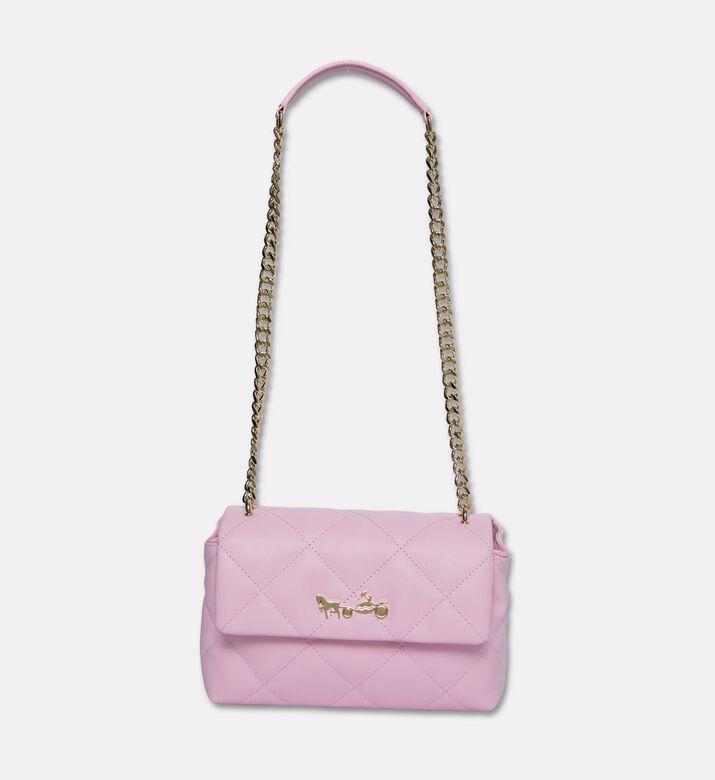 Weill Romy Quilted Leather Shoulder Bag, Light-pink, Packshot View
