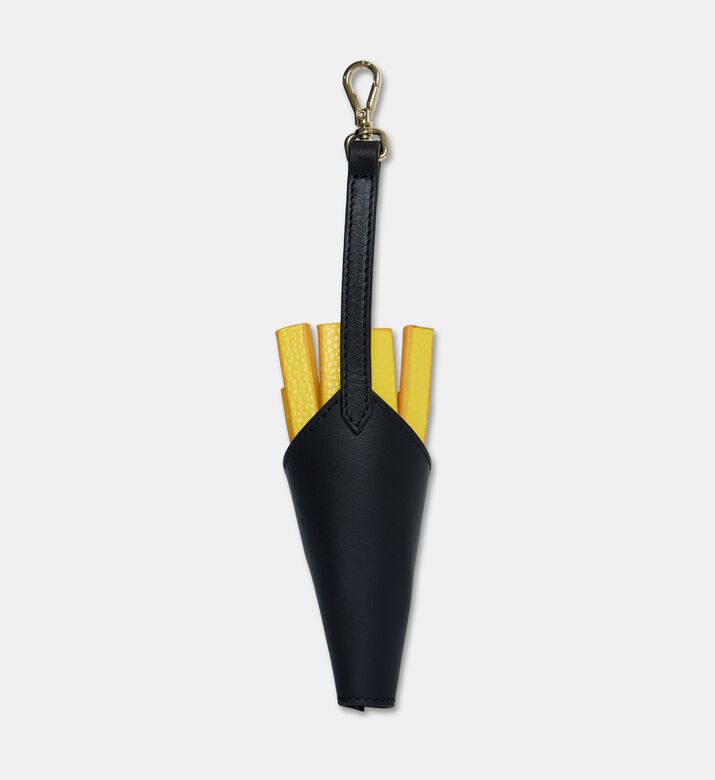 Manc Leather French Fries Bag Charm, Packshot View