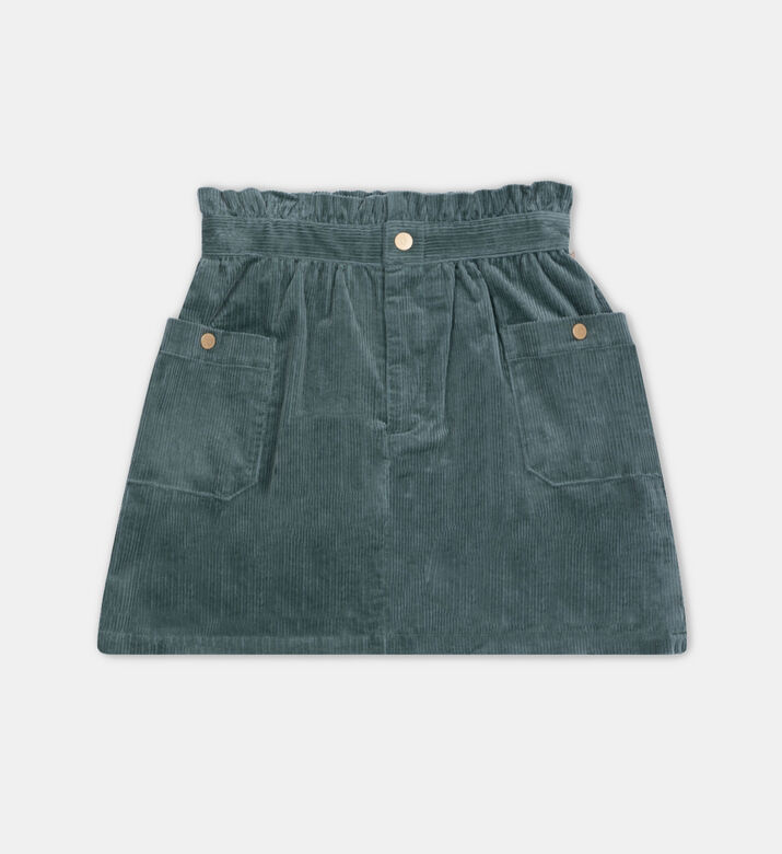 Girl Corduroy Mini Skirt