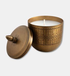 Tohfa Luxe Zariya Brass Oud Candle, Packshot View