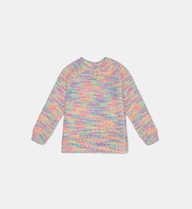 سويت شيرت محبوك متعدد الألوان