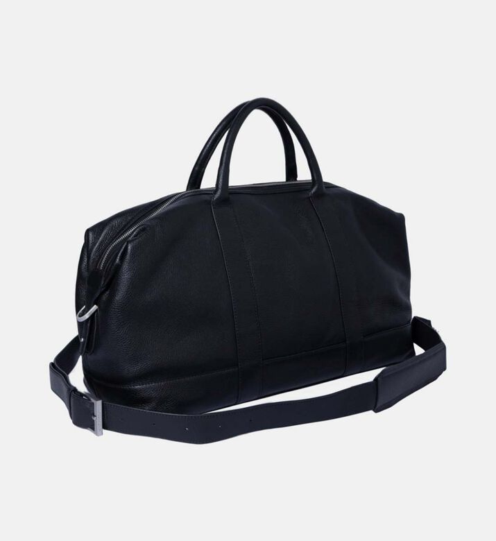 حقيبة جيمي بحزام من جلد البقر بسحاب