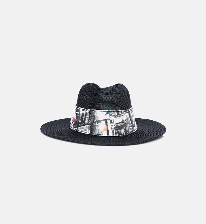 Cityscape Birds Fedora-style Hat