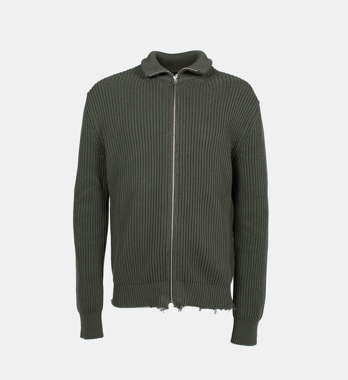 جاكيت قطن مضلع