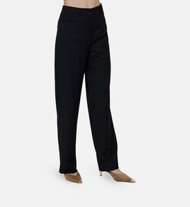 Crepe Tailored-fit Trousers