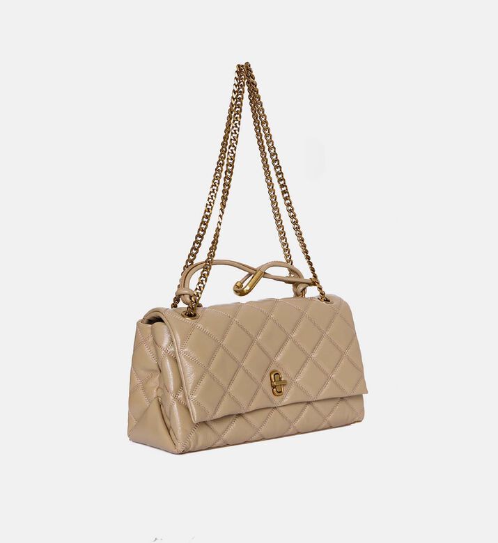 حقيبة كتف مبطنة بيدين علويتين قابلة للتغيير