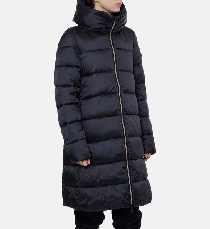 Save the Duck Padded Zip Fastening Hooded Coat, Model View