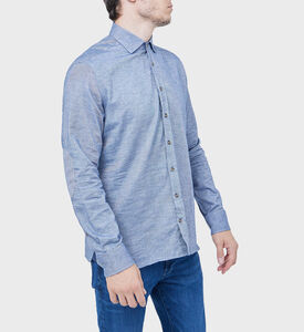 قميص قطني مزين بالفانيلا