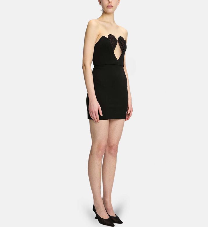 Heart-cup Fitted Mini Dress Heart-cup Fitted Mini Dress