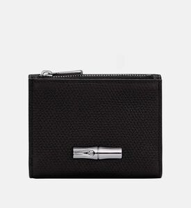 Longchamp Le Roseau Cowhide Leather Wallet, Packshot View