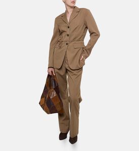 Samsoe Button Closure Long-sleeve Blazer, Model View