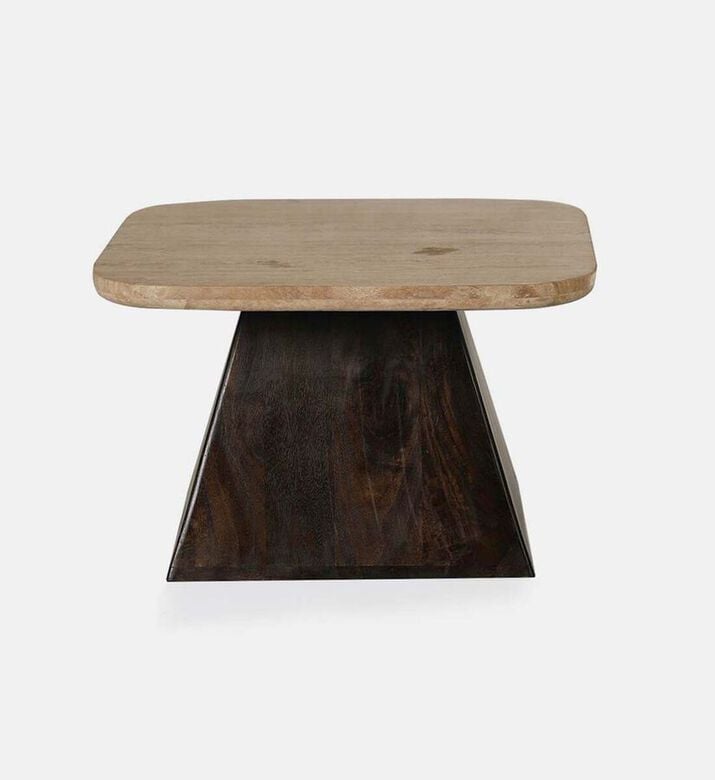 Home Deco and More Travis Mango Wood Side Table, Packshot View Home Deco and More Travis Mango Wood Side Table, Packshot View