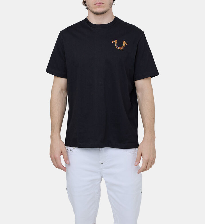 Embroidered Rainbow Stitch T-shirt