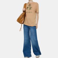 Wide-leg Denim Pants