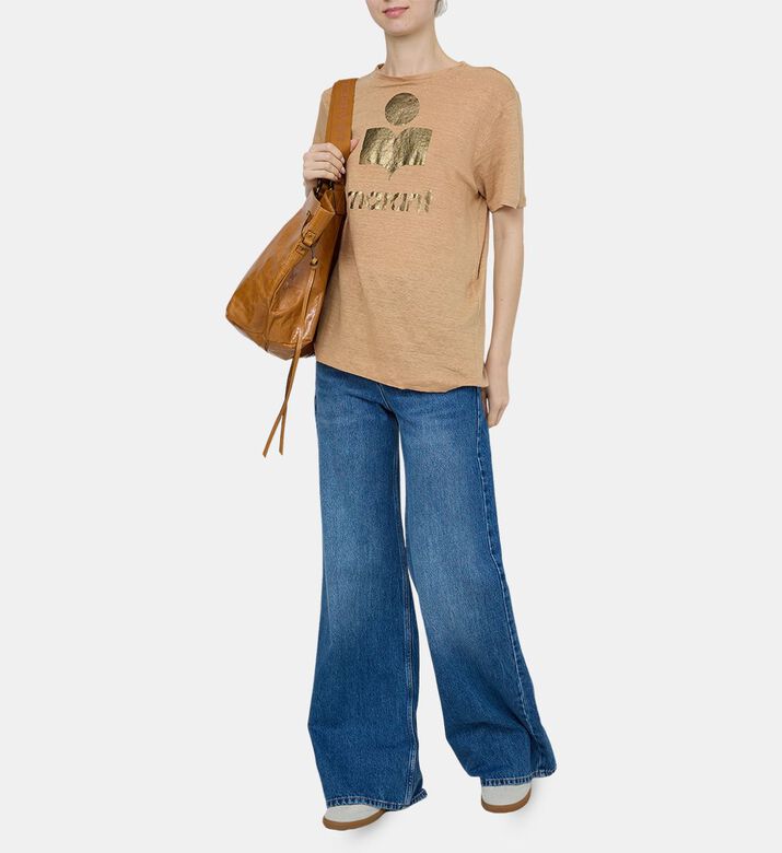 Wide-leg Denim Pants