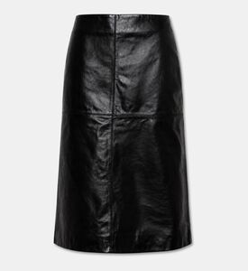 Soeur Gwen Leather A-line Skirt, Packshot View