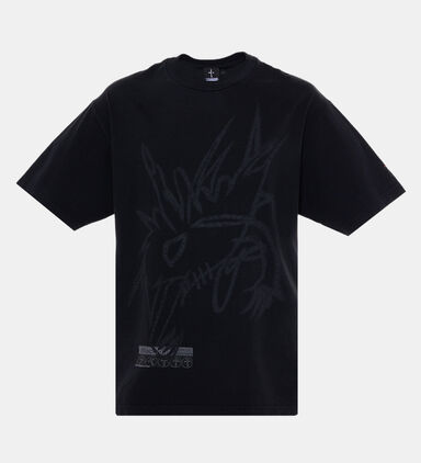 Abstract Graphic-print T-shirt