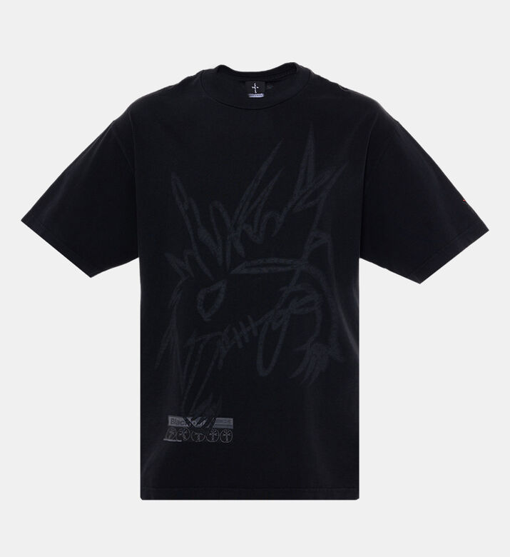 Abstract Graphic-print T-shirt